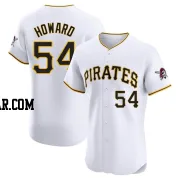 Sam Howard Men's Pittsburgh Pirates White Elite Home Jersey