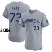 Sam Long Men's Kansas City Royals Gray Elite Road Jersey