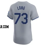 Sam Long Men's Kansas City Royals Gray Elite Road Jersey