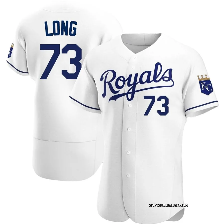 Sam Long Men's Kansas City Royals White Authentic Home Jersey