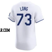 Sam Long Men's Kansas City Royals White Elite Home Jersey