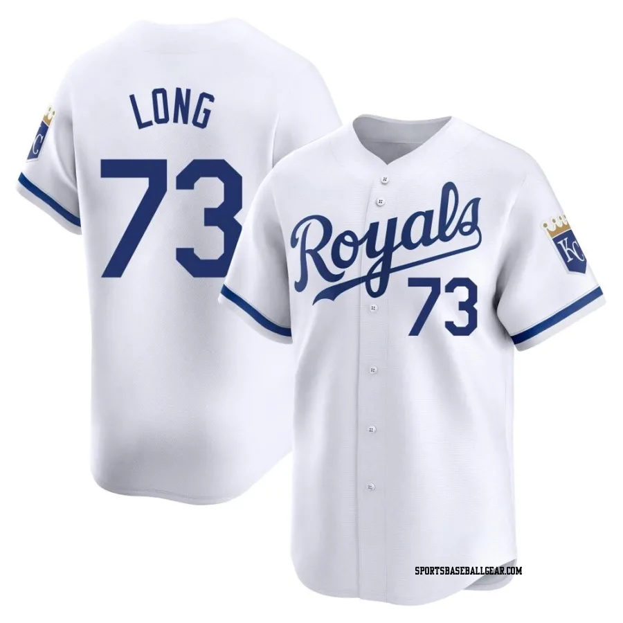 Sam Long Men's Kansas City Royals White Limited Home Jersey