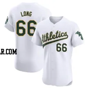 Sam Long Men's Oakland Athletics White Elite Home Jersey