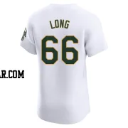 Sam Long Men's Oakland Athletics White Elite Home Jersey