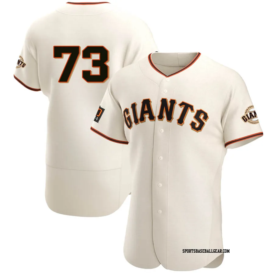 Sam Long Men's San Francisco Giants Cream Authentic Home Jersey