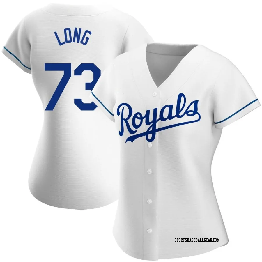 Sam Long Women's Kansas City Royals White Authentic Home Jersey