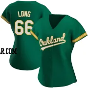 Sam Long Women's Oakland Athletics Green Authentic Kelly Alternate Jersey