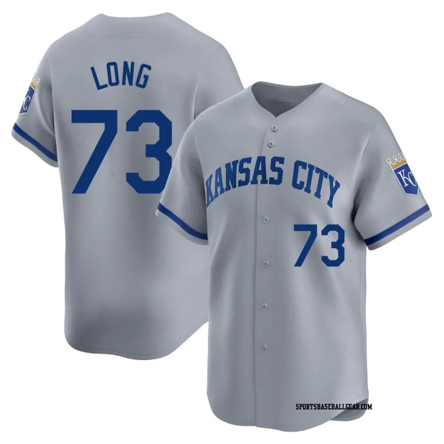 Sam Long Youth Kansas City Royals Gray Limited Away Jersey