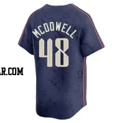 Sam Mcdowell Men's Cleveland Guardians Navy Limited 2024 City Connect Jersey