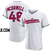 Sam Mcdowell Men's Cleveland Guardians White Authentic Home Jersey