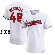 Sam Mcdowell Men's Cleveland Guardians White Elite Home Jersey