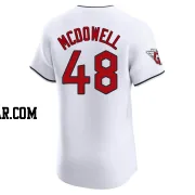 Sam Mcdowell Men's Cleveland Guardians White Elite Home Jersey