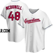 Sam Mcdowell Men's Cleveland Guardians White Replica Home Jersey