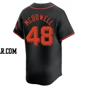 Sam Mcdowell Men's San Francisco Giants Black Limited Alternate Jersey