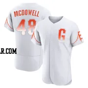 Sam Mcdowell Men's San Francisco Giants White Authentic 2021 City Connect Jersey