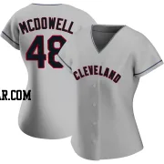 Sam Mcdowell Women's Cleveland Guardians Gray Authentic Road Jersey