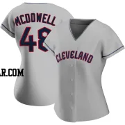 Sam Mcdowell Women's Cleveland Guardians Gray Authentic Road Jersey