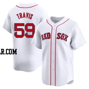 Sam Travis Men's Boston Red Sox White Limited Home Jersey