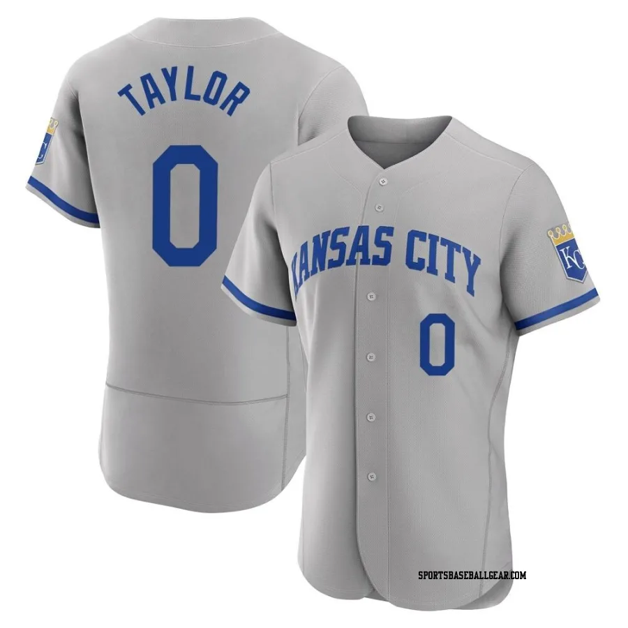 Samad Taylor Men's Kansas City Royals Gray Authentic 2022 Road Jersey