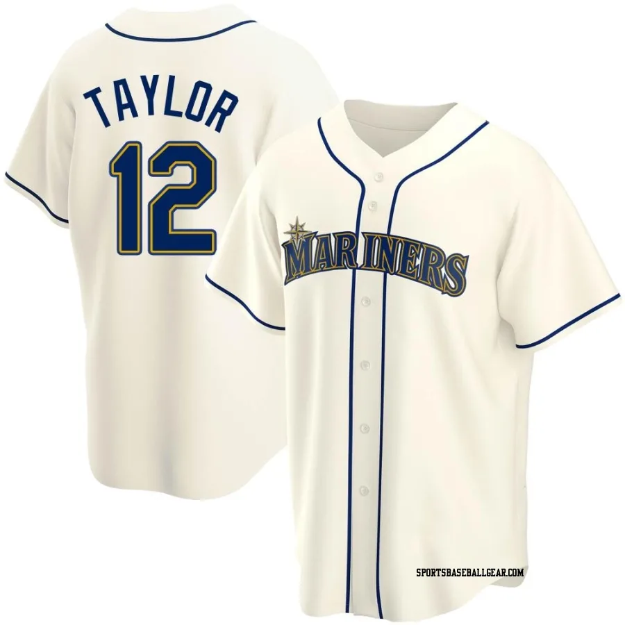 Samad Taylor Men's Seattle Mariners Cream Replica Alternate Jersey