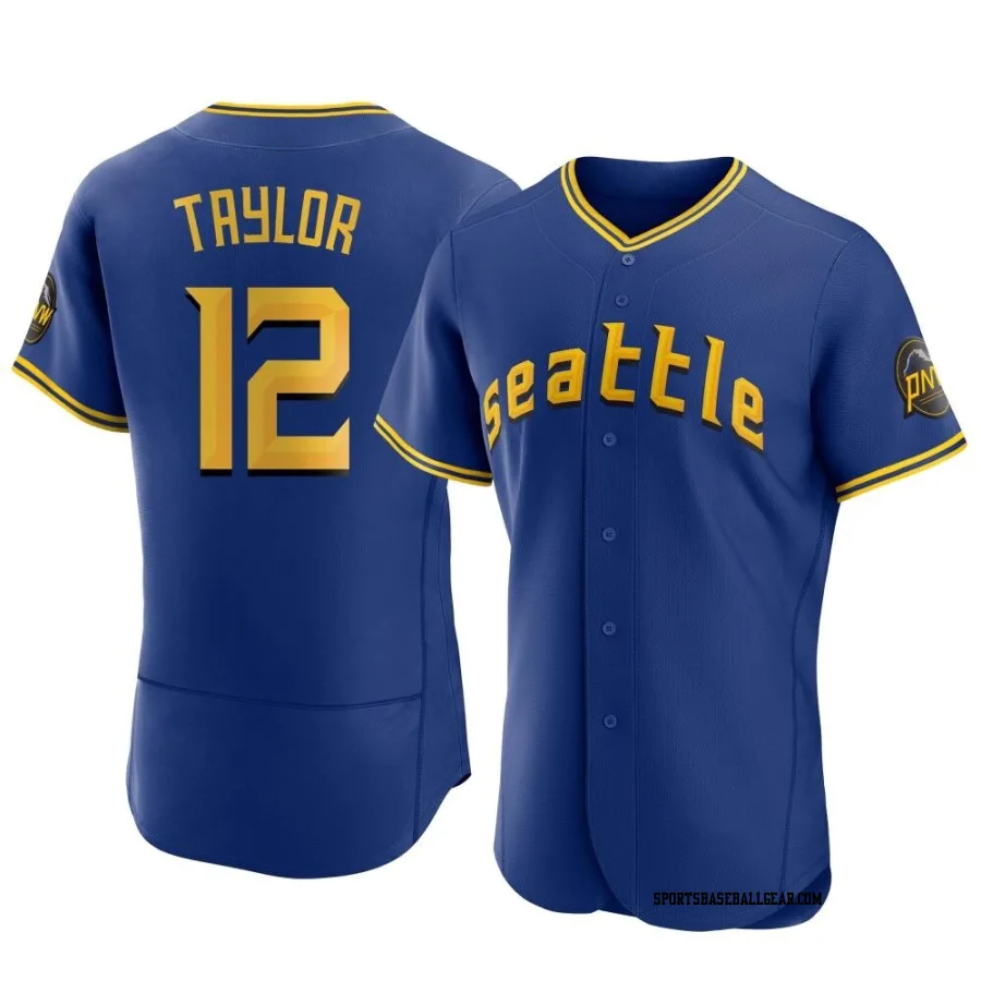 Samad Taylor Men's Seattle Mariners Royal Authentic 2023 City Connect Jersey