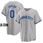 Samad Taylor Youth Kansas City Royals Gray Replica 2022 Road Jersey