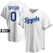 Samad Taylor Youth Kansas City Royals White Replica Home Jersey