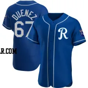 Samir Duenez Men's Kansas City Royals Royal Authentic Alternate Jersey