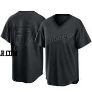 Sammy Peralta Men's Chicago White Sox Black Replica Pitch Fashion Jersey