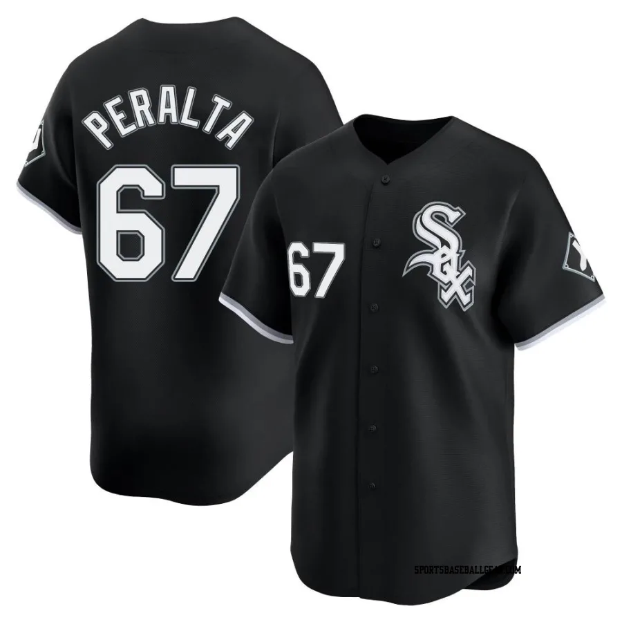 Sammy Peralta Youth Chicago White Sox Black Limited Alternate Jersey