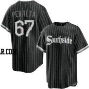 Sammy Peralta Youth Chicago White Sox Black Replica 2021 City Connect Jersey