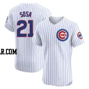 Sammy Sosa Men's Chicago Cubs White Elite Home Jersey