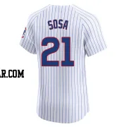 Sammy Sosa Men's Chicago Cubs White Elite Home Jersey