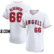 Samuel Aldegheri Men's Los Angeles Angels White Elite Home Jersey