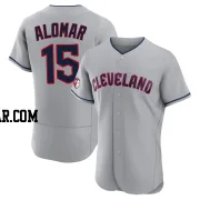 Sandy Alomar Men's Cleveland Guardians Gray Authentic Road Jersey