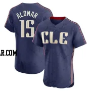 Sandy Alomar Men's Cleveland Guardians Navy Elite 2024 City Connect Jersey