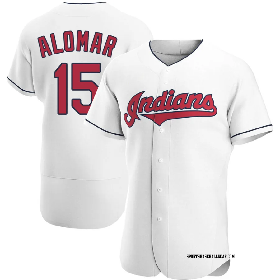 Sandy Alomar Men's Cleveland Guardians White Authentic Home Jersey