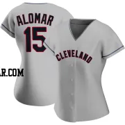 Sandy Alomar Women's Cleveland Guardians Gray Authentic Road Jersey