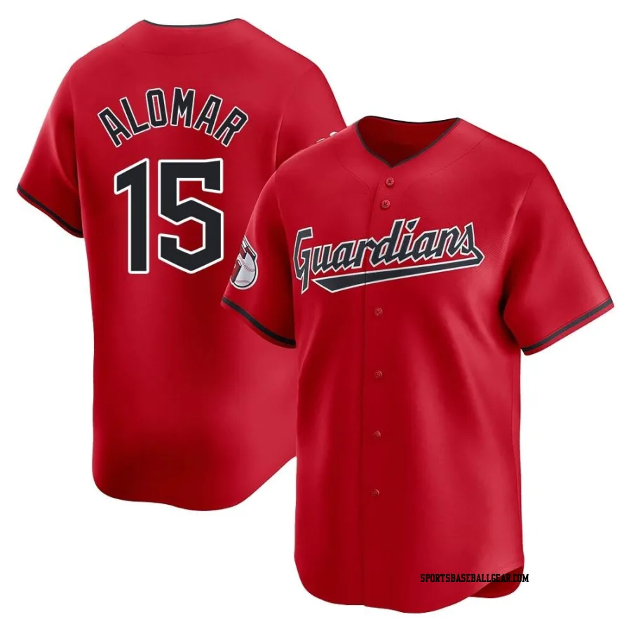 Sandy Alomar Youth Cleveland Guardians Red Limited Alternate Jersey