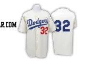 Sandy Koufax Men's Los Angeles Dodgers White Authentic Throwback Jersey