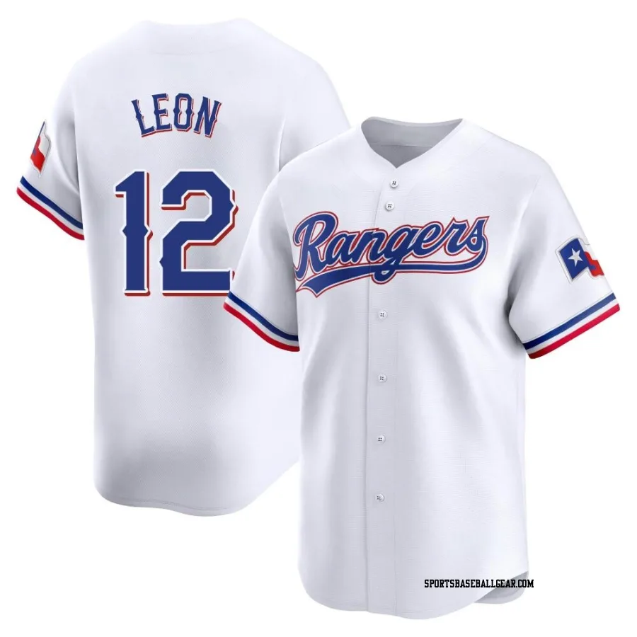 Sandy Leon Men's Texas Rangers White Limited Home Jersey