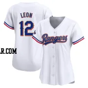 Sandy Leon Women's Texas Rangers Gold Limited White 2024 Collection Jersey