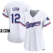 Sandy Leon Women's Texas Rangers White Limited Home Jersey