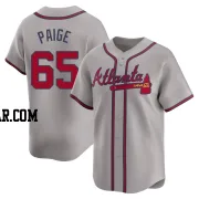 Satchel Paige Men's Atlanta Braves Gray Limited Away Jersey