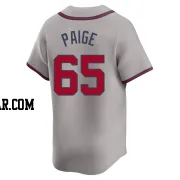 Satchel Paige Men's Atlanta Braves Gray Limited Away Jersey