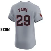 Satchel Paige Men's Cleveland Guardians Gray Elite Road Jersey