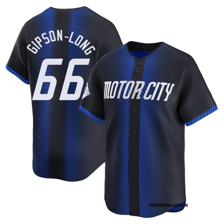 Sawyer Gipson-Long Men's Detroit Tigers Blue Limited 2024 City Connect Jersey