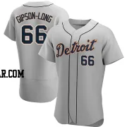 Sawyer Gipson-Long Men's Detroit Tigers Gray Authentic Road Jersey