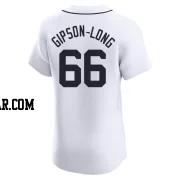 Sawyer Gipson-Long Men's Detroit Tigers White Elite Home Jersey