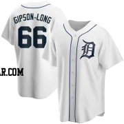 Sawyer Gipson-Long Men's Detroit Tigers White Replica Home Jersey